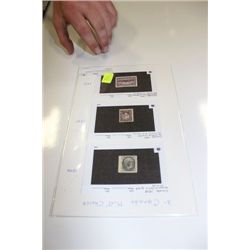 3 MINT OLD CHOICE CANADA STAMPS
