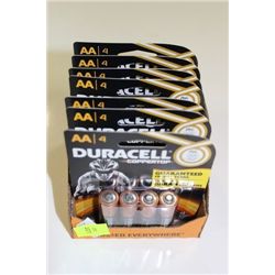 BOX OF 28 NEW DURACELL AA BATTERIES