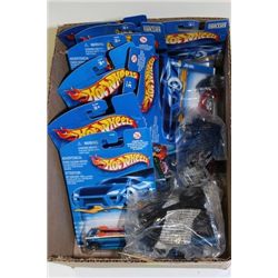 BOX OF HOTWHEEL CARS NEW IN BOXES
