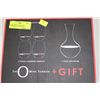 Image 1 : RIEDEL WINE GLASS  AND DECANTER SET, NEW IN BOX