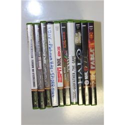 BUNDLE OF 9 XBOX GAMES
