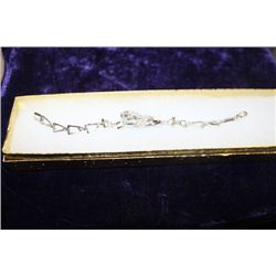 STERLING SILVER CUBIC ZIRCONIA BRACLET