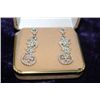 Image 1 : STERLING SILVER CUBIC ZIRCONIA EARRINGS