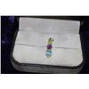 Image 1 : 14K GOLD GEMSTONE PENDANT