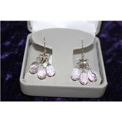 14K GOLD AMETHYST EARRINGS