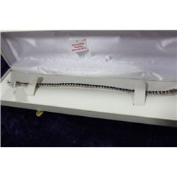 STERLING SILVER SAPPHIRE BRACELET