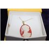 Image 1 : 14K GOLD CAMEO PENDANT NECKLACE