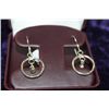 Image 1 : STERLING SILVER BALL AND CHAIN EARRINGS