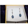 Image 1 : 14K GOLD SAPPHIRE 5.00CT EARRINGS