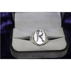 STERLING SILVER MEN'S RING