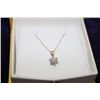 Image 1 : 10K GOLD DIAMOND PENADANT NECKLACE