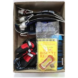 BOX OF MEDIUM DOG SUPPLIES WINTER BOOTIES