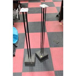 PAIR OF SPEAKER STANDS