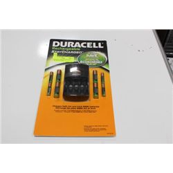 DURACELL NIMH RECHARGABLE BATTERY KIT, NEW