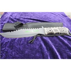 ZOMBIE KILLER KNIFE W CASE ON CHOICE: GREY