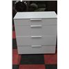 Image 1 : SHOWHOME WHITE 4 DRAWER DRESSER