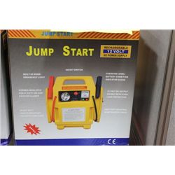 JUMPSTART RECHARGEABLE 12 VOLT DC POWER SUPPLY