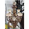 Image 1 : LARGE BRASS COLOUR CHANDELIER
