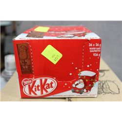 BOX OF STALE DATED KIT KAT BARS