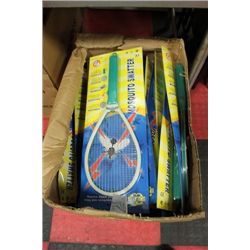 BOX OF MOSQUITO SWATTERS