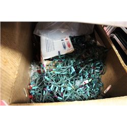 BOX OF CHRISTMAS LIGHTS