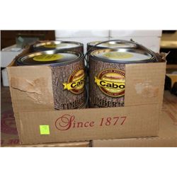 4LITRE CANS OF AUTUMN LEAF LOG AND