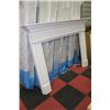 Image 1 : WHITE FIREPLACE MANTLE