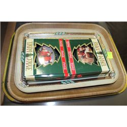 COCA COLA TRAY AND ORNAMENT COLLECTION