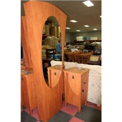 3PC. SALON STYLIST STATION (BACK TO BACK)