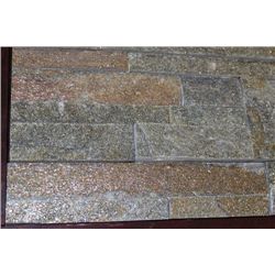 S-0522:SPARKLY GREY NATURAL SLATE STONE - CORNER