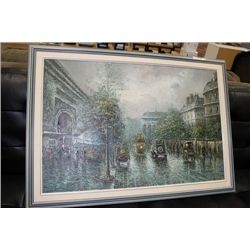 CITY FRAMED PAINT BY ADAMS