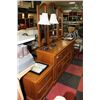 Image 1 : OAK DRESSER/MIRROR  AND NIGHTSTAND