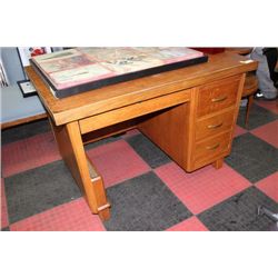 VINTAGE SOLID WOOD DESK