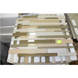GLASS MOSAIC TILE X11 SQ FT