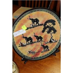 HAND CRAFTED AFRICAN DISPLAY PLATE