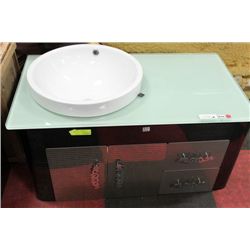 FLOATING BATHROOM VANITY W SINK ON CHOICE: DJS1016