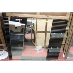 1029 VANITY MIRROR W GLASS SHELVES ON CHOICE