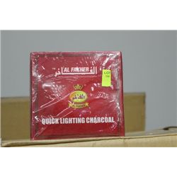 BOX OF EL FOCKER QUICK LIGHTING CHARCOAL