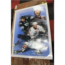 OILERS HOCKEY POSTER