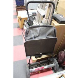 GREAT STATES PUSHREEL MOWER W/BAG