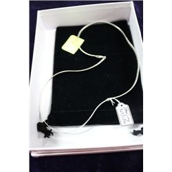 .925 STERLING SILVER 18" NECKLACE