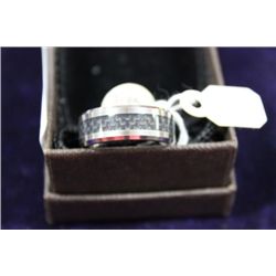 TUNGSTEN SZ 8 RING TWO TONE