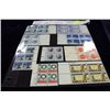 Image 1 : USA 9 BLOCKS STAMPS, MINT, 1952-1966