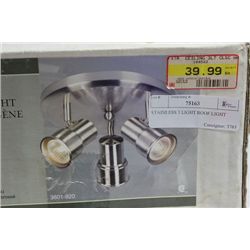 STAINLESS 3 LIGHT ROOF LIGHT