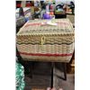 Image 1 : STANDING SEWING BOX W/ CONTENTS