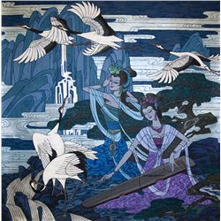 "Song of the Cranes"  by Zu Ming Ho