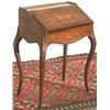 Image 1 : C19th rosewood & floral marquetry inlaid bureau de dame with gilt metal mounts,...