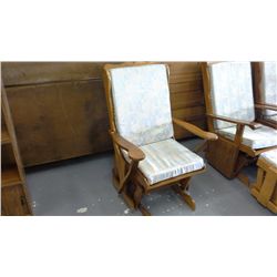 Solid Oak Platform Rocker