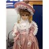 Image 2 : Large Porcelain Collector Doll (36" high)