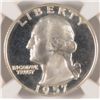 Image 2 : 1957 WASHINGTON QUARTER, NGC PROOF-67* ( STAR ) CAMEO!!